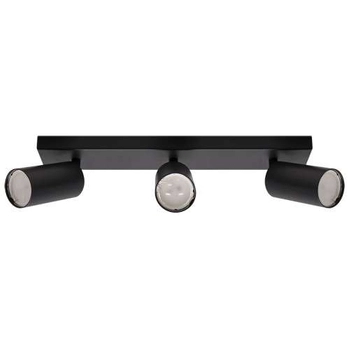 LAMPA sufitowa MANAM 03765 Ideus regulowana OPRAWA metalowe tuby reflektorki na listwie czarne