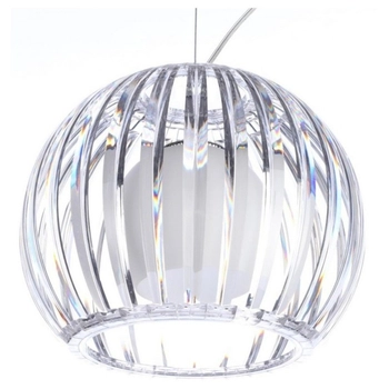 Żyrandol szklany Arcada AZ0481 Azzardo szklany przeźroczysty
