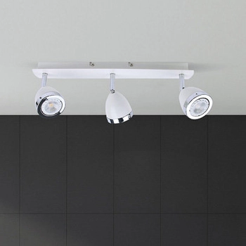 Plafoniera LAMPA regulowana CALASA SPL-9372-3A WH Italux metalowe reflektorki sufitowe białe chrom