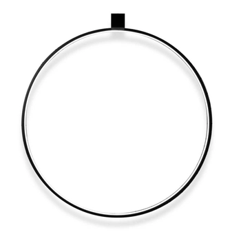 Okrągła lampa ścienna Agaro 4310 LED 26W 3000K metalowa czarna