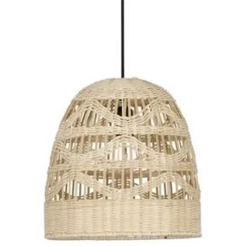 Lampa wisząca boho REYNOSA LE42948 do jadalni beżowa czarna