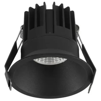 Podtynkowa lampa sufitowa ARAMIEL LE65111 LED 13W 2700K czarna