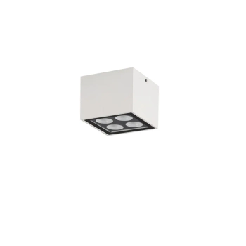 Sufitowa lampa zewnętrzna JUNERIO LE75263 LED 8W 3000K kostka IP54 biała