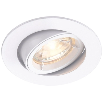 Downlight podtynkowy Cast 76007 Saxby obrotowy biały mat