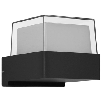 Ledowy kinkiet zewnętrzny Marti OWL-4642-3K Italux 5W 3000K IP54 czarny