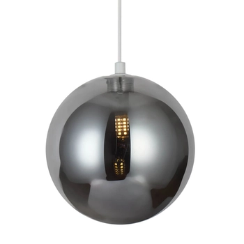 Kulista lampa zwisowa BUBBLES AZ5953+AZ5959 Azzardo szklana biała przydymiona