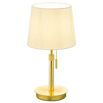 Nocna lampa stojąca Lyon 509100108 na komodę złota biała