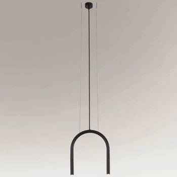 Wisząca LAMPA loftowa SUMOKO 7858 Shilo metalowa OPRAWA industrialny zwis czarny