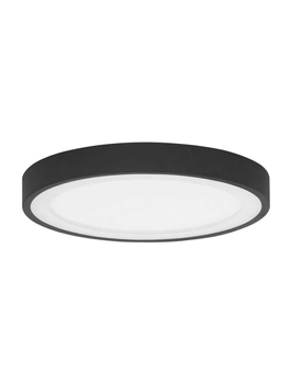 Minimalistyczna lampa sufitowa LE42837 LED 30W czarna 