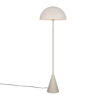 Nowoczesna lampa podłogowa ALFIE 465000176 biała z włącznikiem
