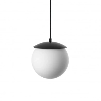 Lampa kula wisząca KUUL KLG122P0 biały czarny 1xE27 okrągła