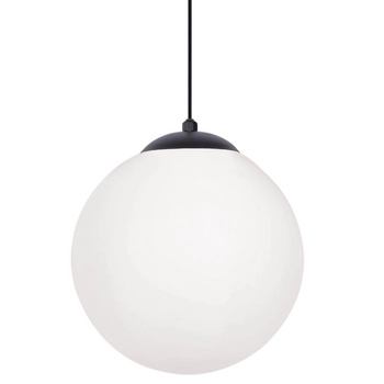 Wisząca lampa kulista Savoy K-4922 ball biała czarna