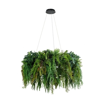Lampa wisząca Gardens MSE1501100436 LED 115W zmiana barwy roślina zielony