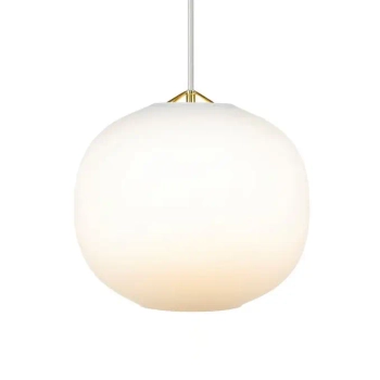 Kulista lampa wisząca Navone 2220433001 okrągła szklana biały