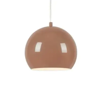 Wisząca lampa nad wyspę Pop 108990 lakierowana kula brązowy