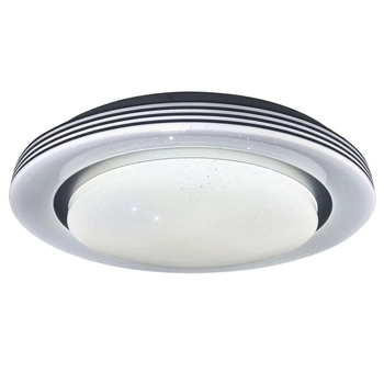 Plafon LAMPA sufitowa KELLY ML6408 Milagro okrągła OPRAWA metalowa LED 48W 3000K - 6000K efekt gwiezdnego nieba biała