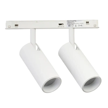 Reflektorowa lampa szynowa 2-faz ALFA biała AZ6515 2xLED 40W 2800-6760K