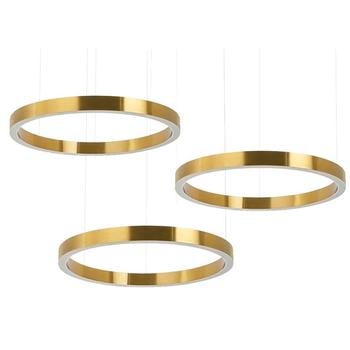 Zwisająca pierścieniowa lampa Ring MSE0000606060 LED 114W 3000K złota