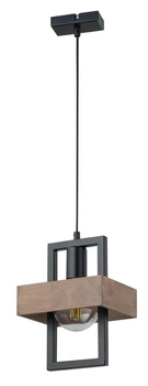 Rustykalna lampa wisząca Robin 32215 frame drewniana czarna