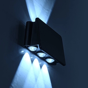 Lampa solarna Alf EKO9100 Ekolight LED 4W 6000K elewacyjna IP54 czarna
