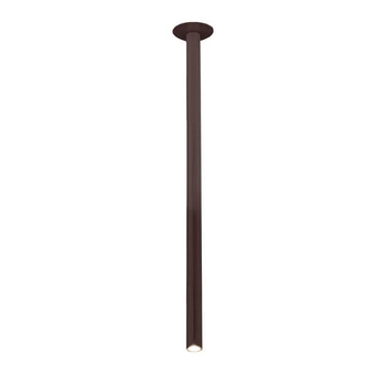 Lampa sufitowa metalowa ALHA 9425 Dohar tuba do jadalni brązowa