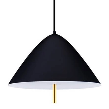 Wisząca lampa jadalniana CARAPARI LE44654 LED 17W 3000K czarna