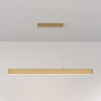 Zwisająca lampa nad stół Step P010PL-L30G3K LED 30W 3000K listwa złota