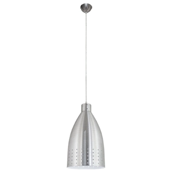 Metalowa lampa wisząca 8022/1 ZWIS - 02 ażur aluminium