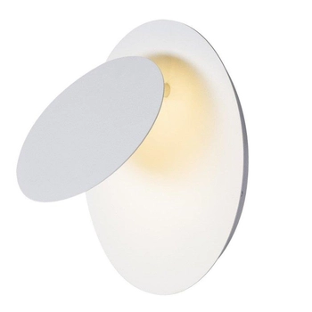 Okrągła lampa ścienna Pills ST-8371 L Step LED 18W 3000K do sypialni biała