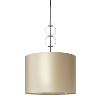 Szampańska lampa wisząca ZOE 11122107 sypialniany zwis okrągły
