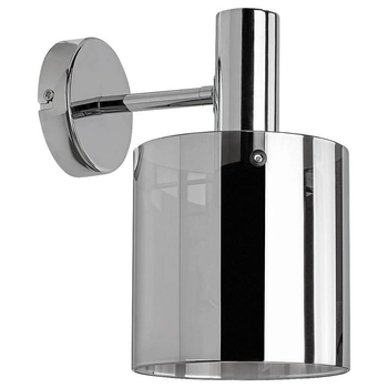 Loftowa LAMPA ścienna DONATI 5248 Rabalux szklany kinkiet do salonu chrom