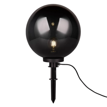 Lampka gruntowa do ogrodu Bolo R57044054 RL Light IP44 kula czarny dymiony