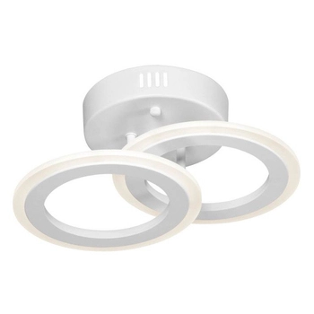 Okrągły plafon LED W7106-2S WT ledowe pierścienie 36W 3000K białe