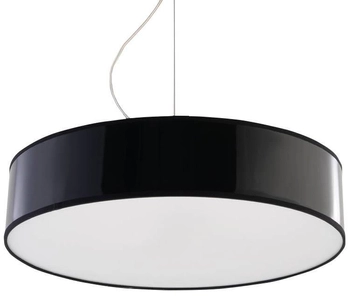 Lampa wisząca ARENA 45 SL.0118 Sollux okrągła do salonu czarne