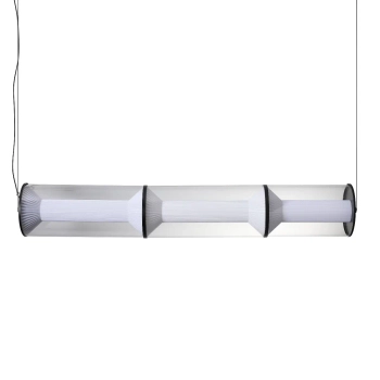 Podłużna wisząca lampa Aeris LP-2137/3L TR LED 40W CCT przezroczysta