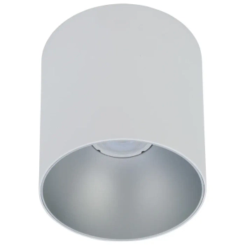 Spot LAMPA sufitowa POINT TONE 8220 Nowodvorski metalowa OPRAWA tuba downlight biały srebrny