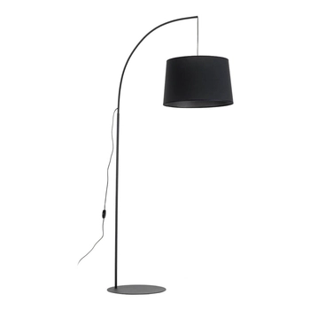 Podłogowa lampa z abażurem Orta 5417 TK Lighting do czytania czarny