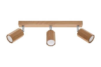 Ruchoma lampa salonowa SL.1030 drewniane reflektorki