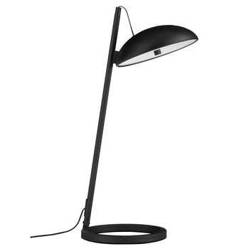 Lampka nocna do salonu VIBORAL LE44524 LED 18W 3000K na biurko czarna