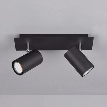 2-płomienna lampa sufitowa VANTOS DL232802400 czarne reflektorki