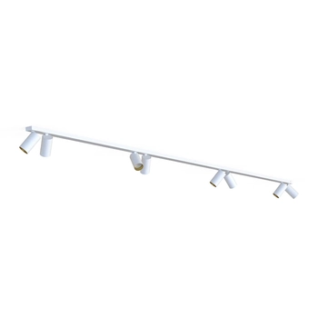 Nowoczesna lampa przysufitowa Mono 7694 do przedpokoju biała 