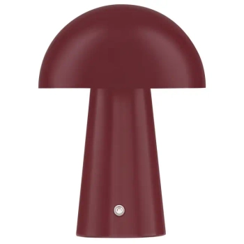 Lampa nocna grzybek CASTORO LE45587 LED 2W 3000K do sypialni czerwony