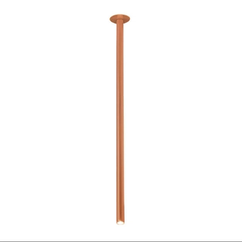 Sypialniana lampa sufitowa ALHA 9432 Dohar metalowa tuba miedziana