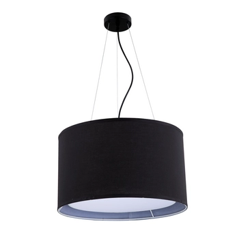 Minimalistyczna lampa wisząca MILK LP-021/4P BK Light Prestige okrągła oprawa zwis metalowy czarny