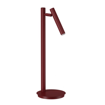 Nocna lampa regulowana SOPEL burgundowa 1xG9 tuba do gabinetu 41835