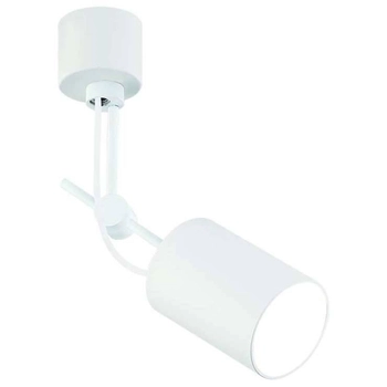 Spot LAMPA sufitowa Stick Bianco Orlicki Design regulowana OPRAWA metalowy reflektorek tuba biała matowa