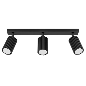 Potrójna lampa sufitowa KARBON SL.1581 tubki z regulacją czarne