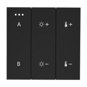 Panel sterujący Bluetooth AZ5209 na baterie czarny 