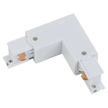 Kątowy L-ŁĄCZNIK uziemienie prawe CTLS POWER L CONNECTOR 8227 Nowodvorski do 3-fazowej szyny natynkowej 230V biały