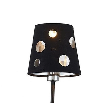 LAMPA ścienna BATLEY 50401108 Candellux abażurowa OPRAWA kinkiet czarny